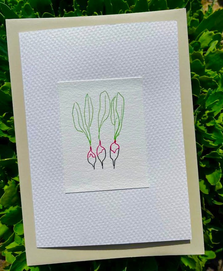 Radishes Card