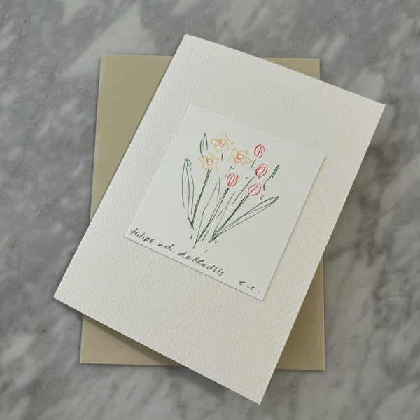 Tulips and Daffodils Card