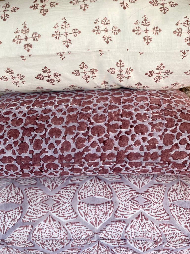 Pair of Sequim Pillowcases - Rose (Two Sizes Available)