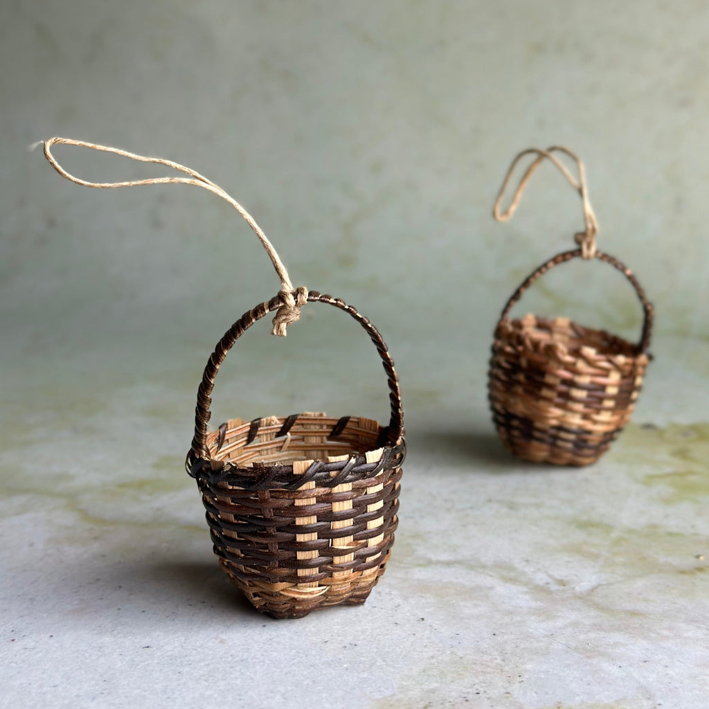 Wicker Basket Ornament