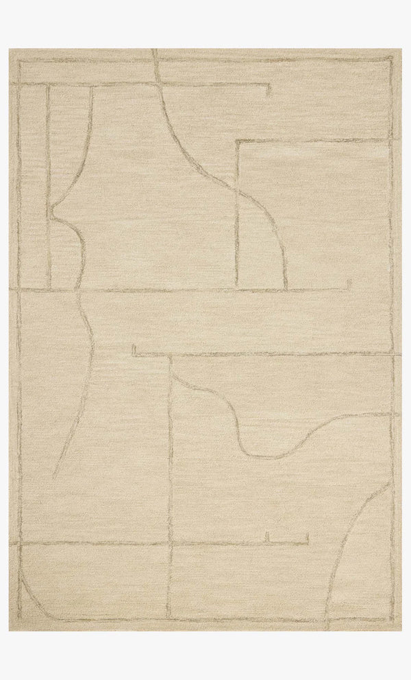 Jeremiah Brent x Loloi Barrow Rug-Ivory/Taupe