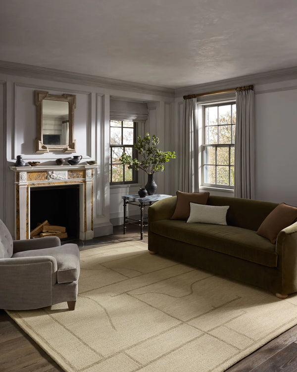 Jeremiah Brent x Loloi Barrow Rug-Ivory/Taupe