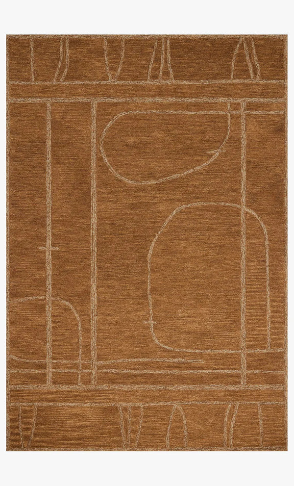 Jeremiah Brent x Loloi Barrow Rug-Clay/Natural