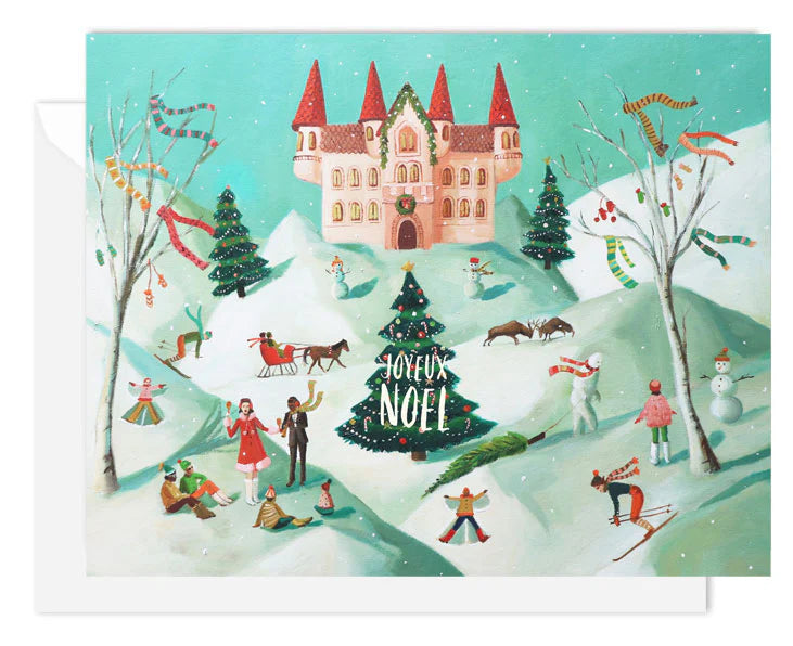 Joyeux Noel Holiday Card from Janet Hill Studio