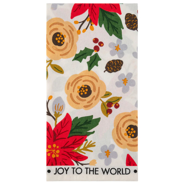 Holiday Tea Towel - Poinsettia