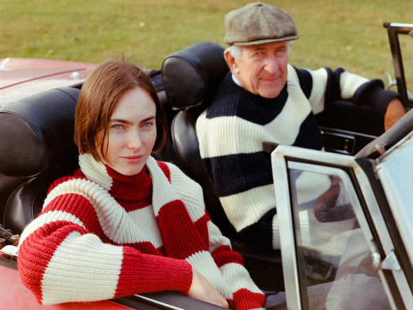 Made in Canada Wool Striped Sweater (Six Sizes Available)