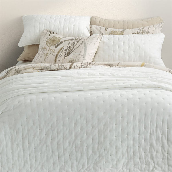 Mousseline Cotton Muslin Quilt - White (Queen and King Size Available)