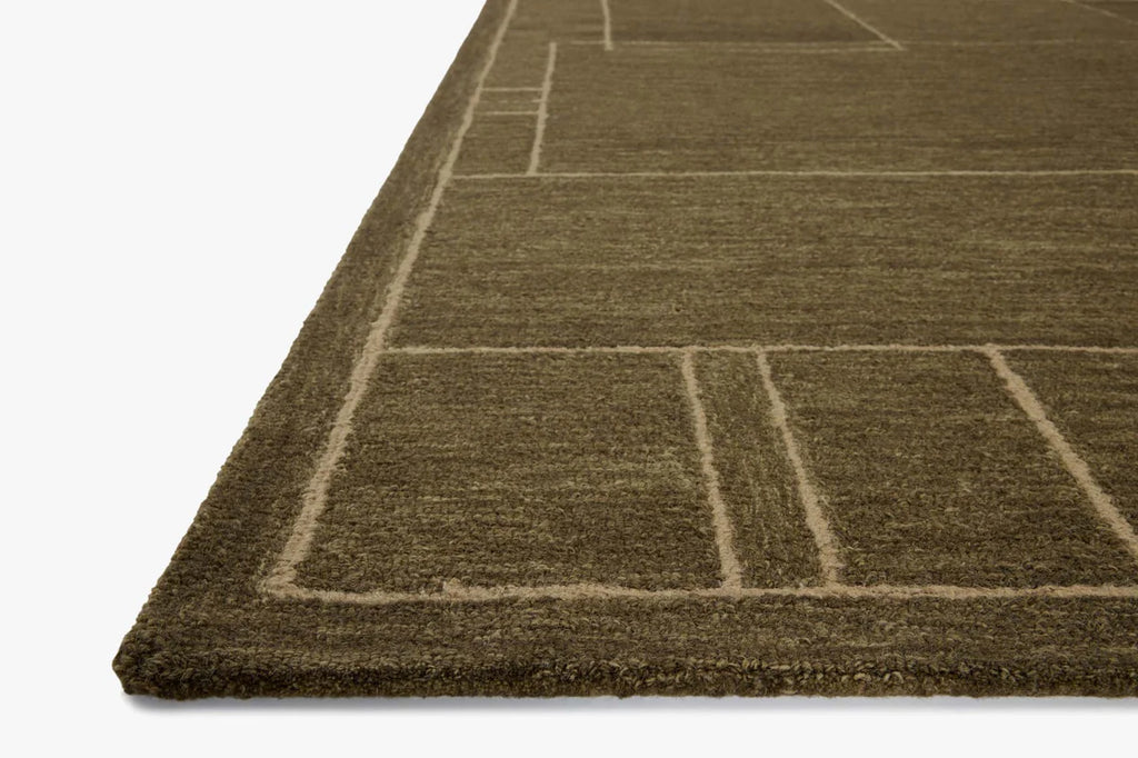 Jeremiah Brent x Loloi Barrow Rug-Olive/Natural
