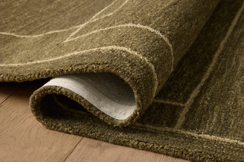 Jeremiah Brent x Loloi Barrow Rug-Olive/Natural