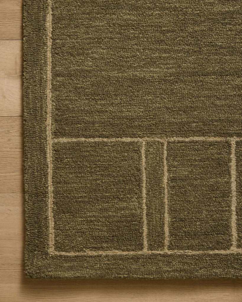 Jeremiah Brent x Loloi Barrow Rug-Olive/Natural