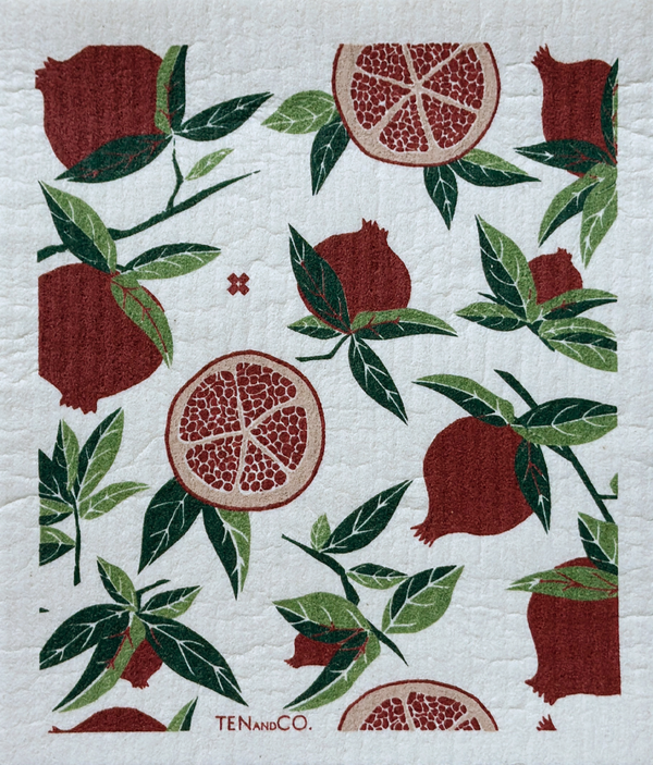 Swedish Sponge Cloth - Pomegranate