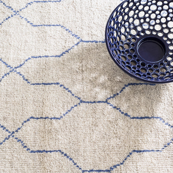 Dash & Albert - Massena Blue Hand Knotted Wool Rug