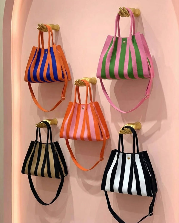 City Girl Bag - Orange/Blue