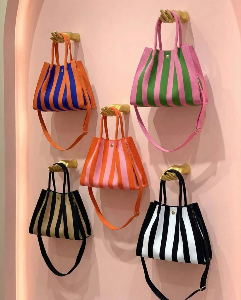 City Girl Bag - Orange/Blue