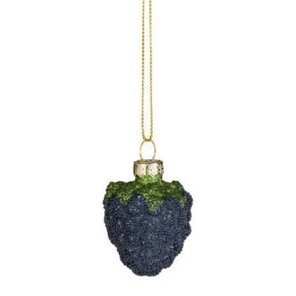 Grape Cluster Glass Ornament