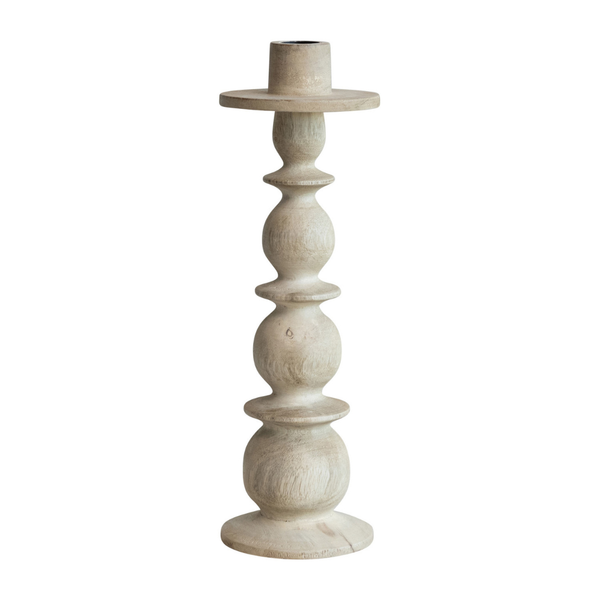 Carved Candle Holder