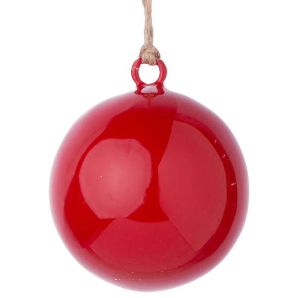 Red Ball Ornament (Three Sizes Available)