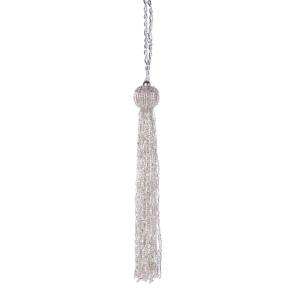 Glass Bead Tassel Ornament