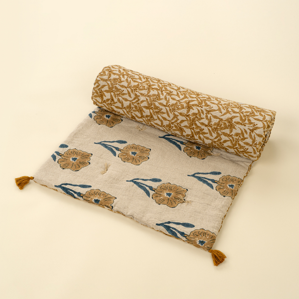 Floral Block Print French Mattress