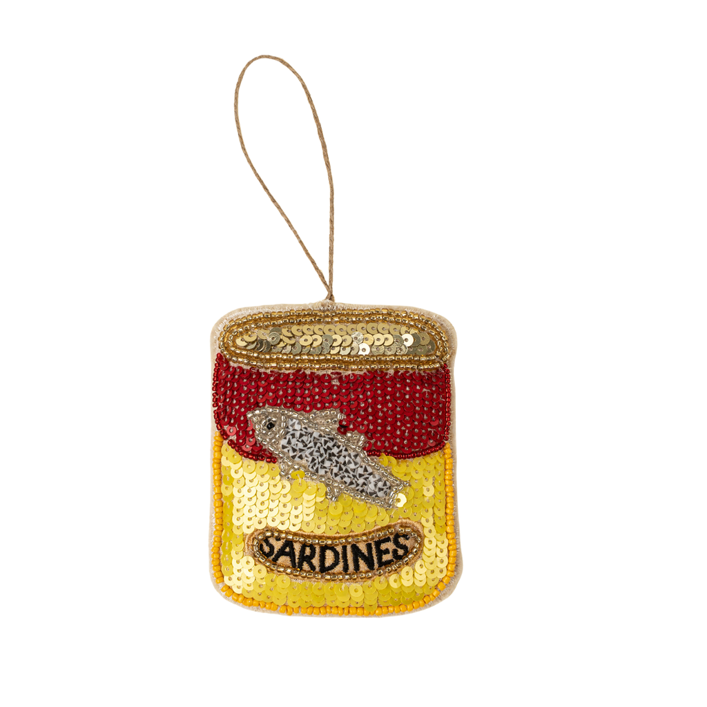 Beaded Sardines Ornament
