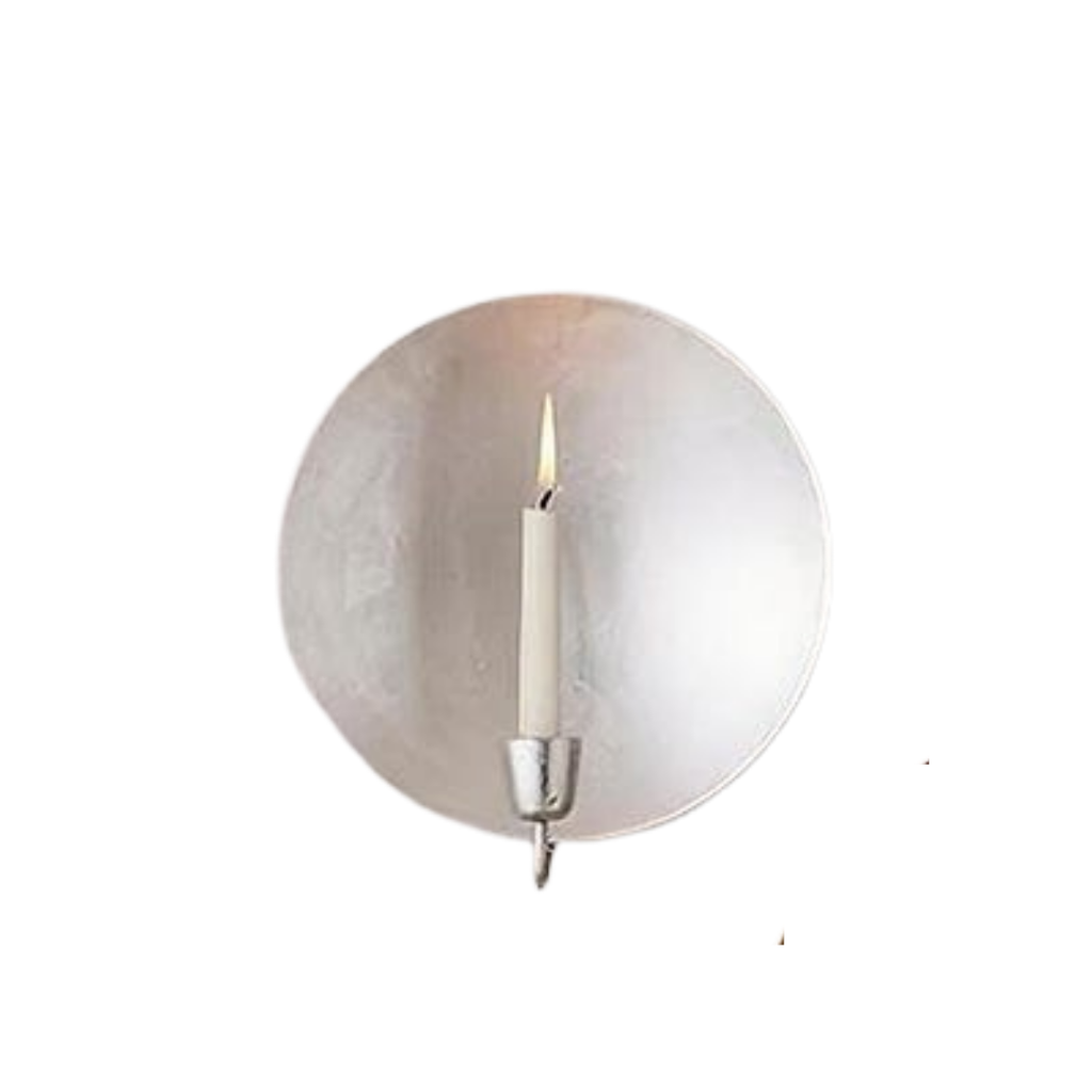 Brass Candle Wall Sconce - 10" (Two Colours Available)