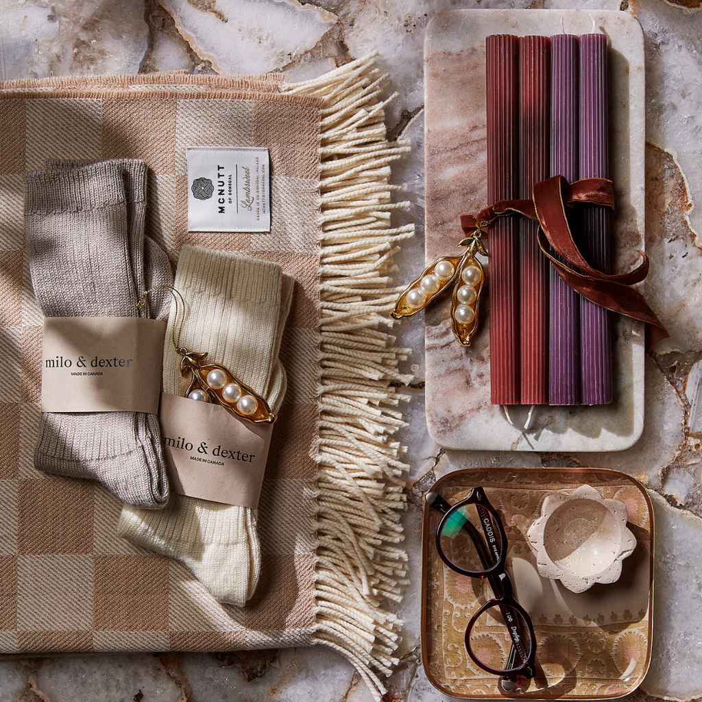 Pearl Pea Pod Ornament