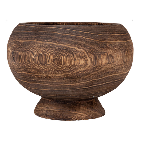 Paulownia Wood Footed Bowl