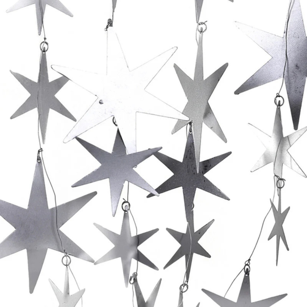 Celeste Star Garland - Silver