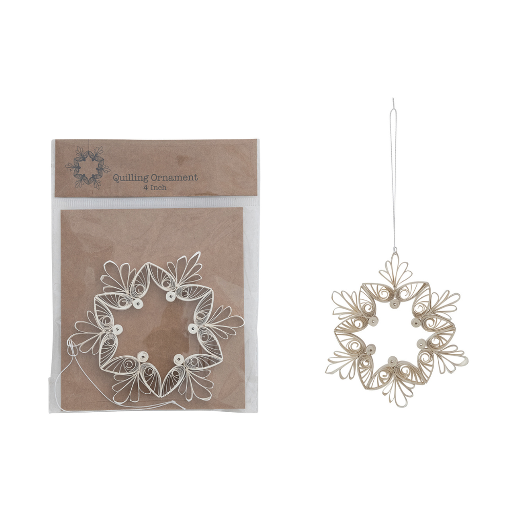 Paper Snowflake Ornament
