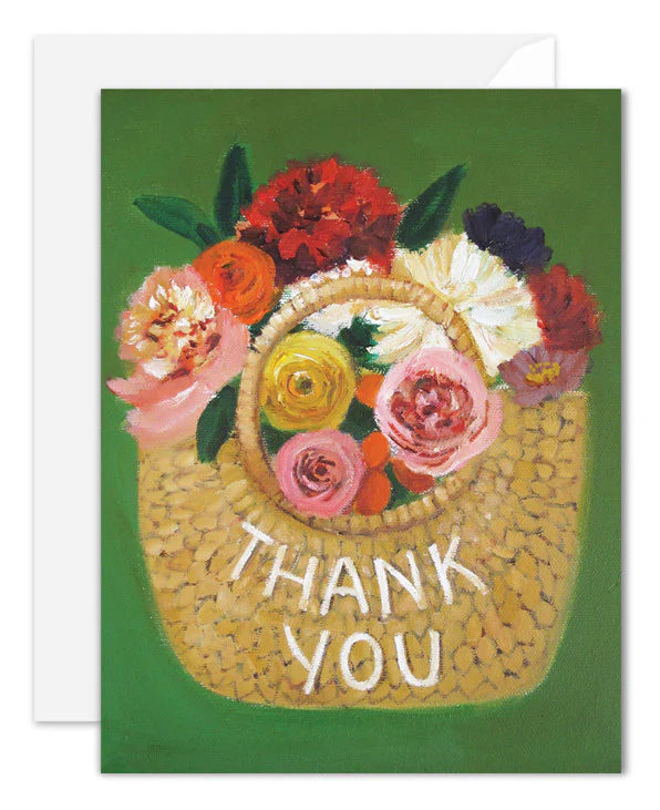 Thank You Basket Card from Janet Hill Studio