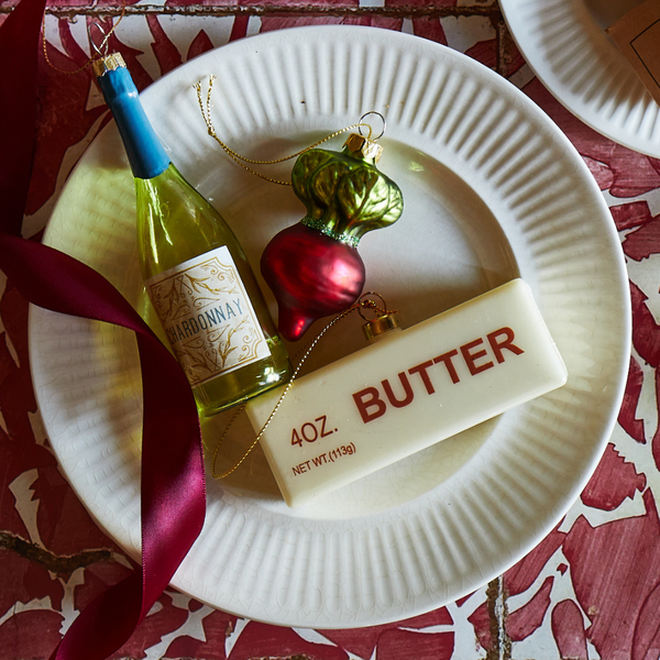 Glass Butter Ornament