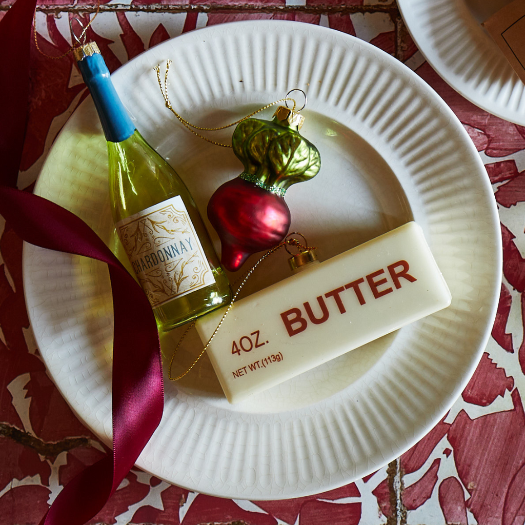 Glass Radish Ornament