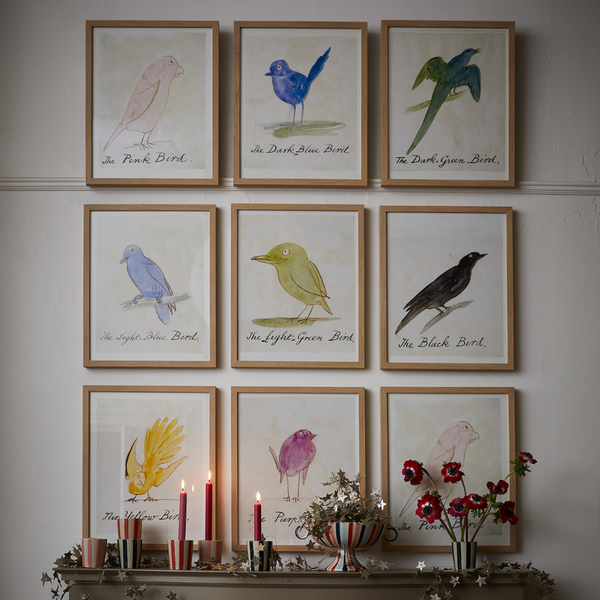 Edward Lear's Bird Prints - Eight Styles Available