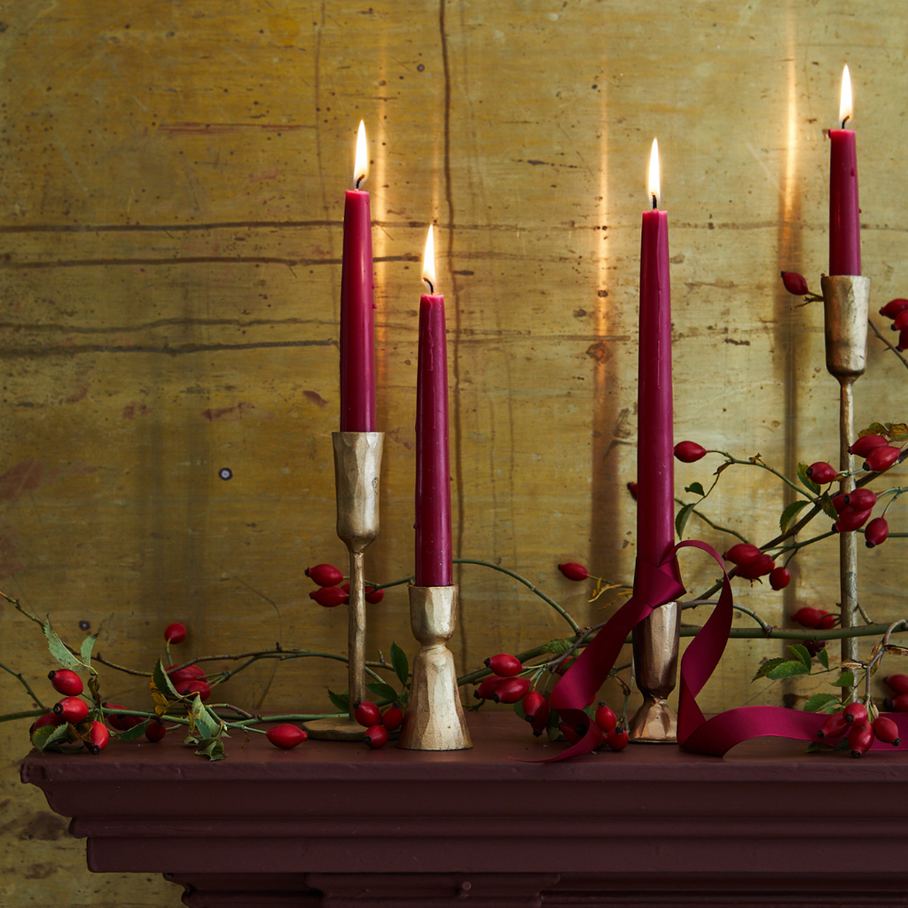 Luna Gold Candlesticks - Gold (Three Sizes Available)