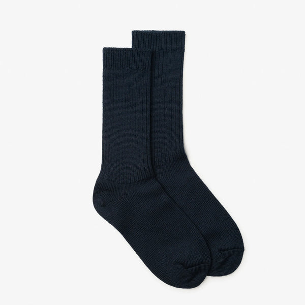 Made in Canada Merino Wool Socks - Navy (Two Sizes Available)