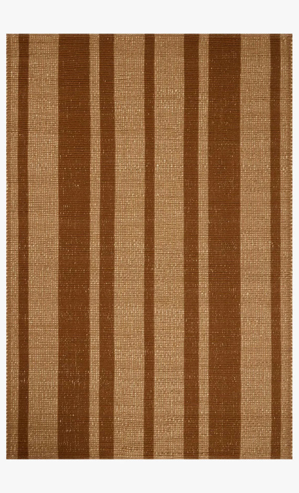 Leanne Ford x Loloi Weatherstaff Rug - Cinnamon / Natural