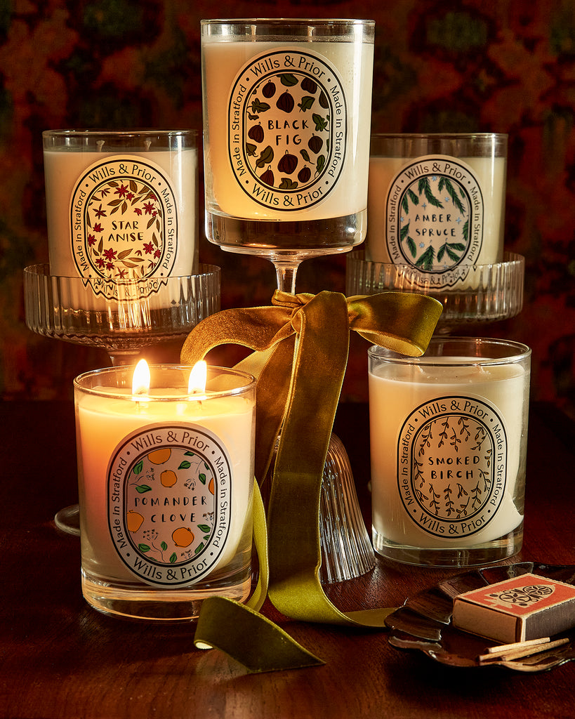 Wills & Prior Holiday Candle Collection - Seven Scents Available