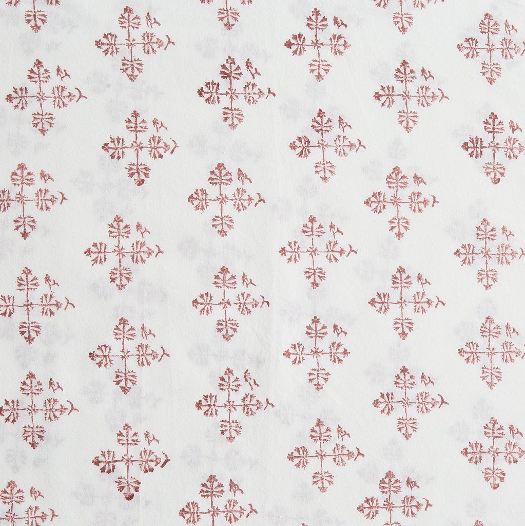 Sequim Fitted Sheet - Rose (Two Sizes Available)