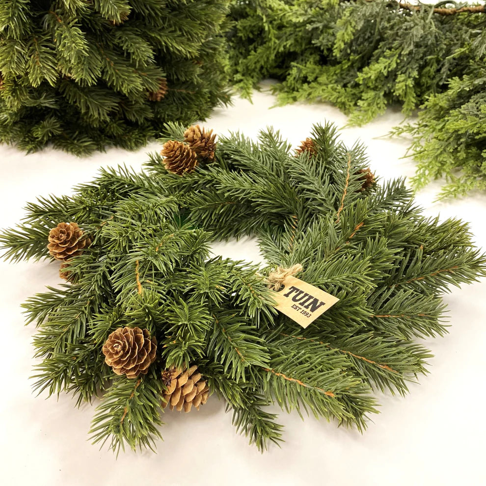 Pine Mini Wreath - 12" D
