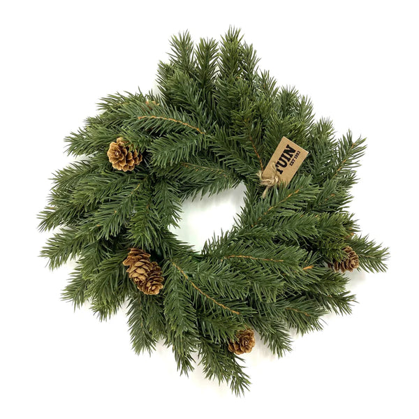 Pine Mini Wreath - 12" D