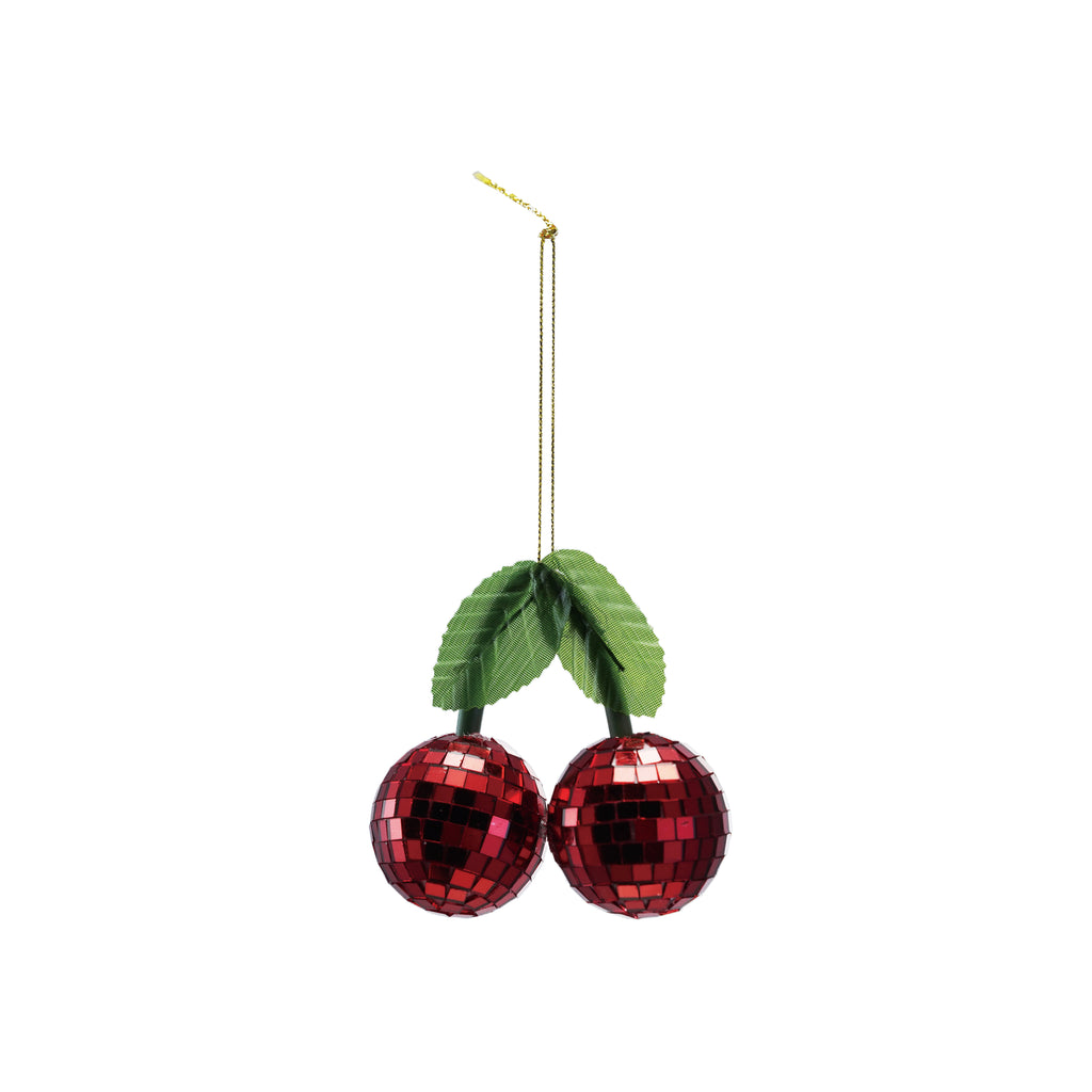 Mosaic Cherry Ornament