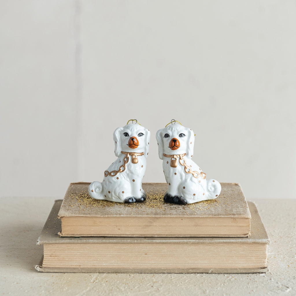 Staffordshire Dog Ornaments (Two Styles Available)