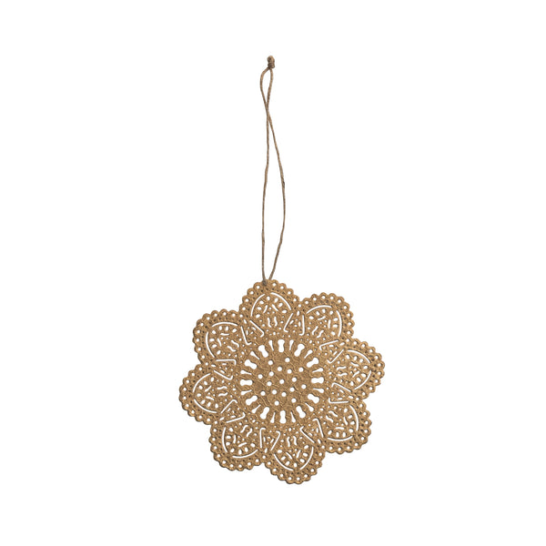 Embossed Snowflake Ornament