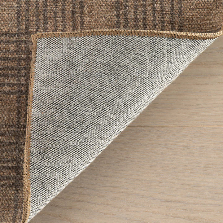 Dash & Albert - Bedford Soft Plaid Tan Machine Washable Rug