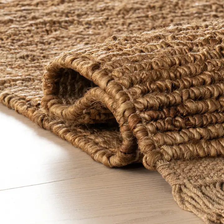 Dash & Albert - Varnu Textured Handmade Natural Jute Rug