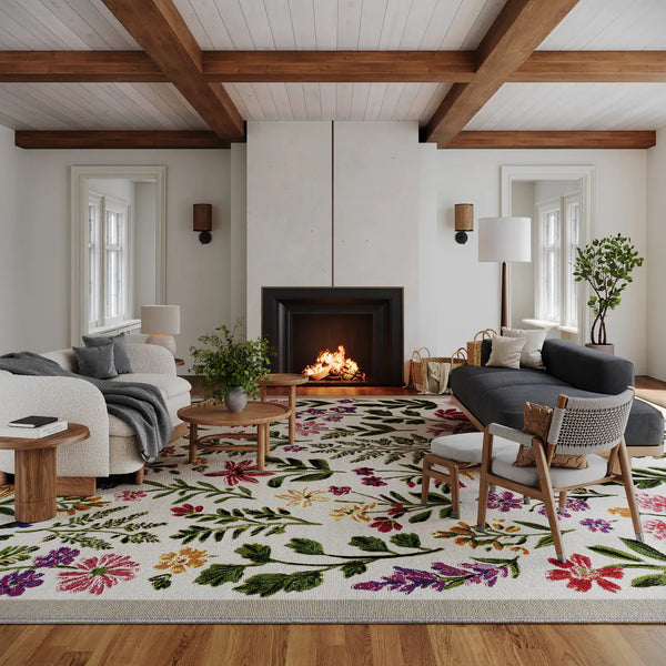 Dash & Albert - Duskan Floral Indoor/Outdoor Rug