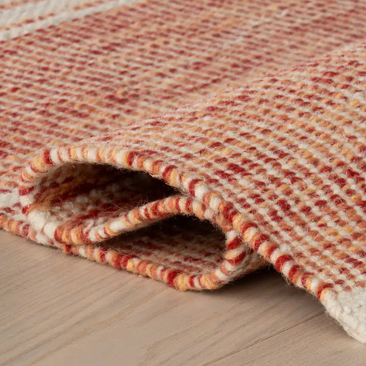 Dash & Albert - Malta Pink Woven Wool Rug