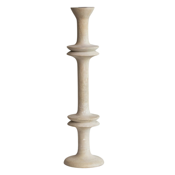 Carved Candle Holder