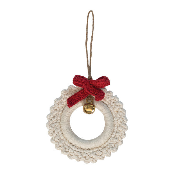 Crocheted Wreath Ornament