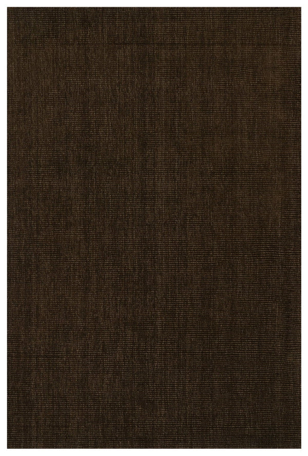 Dash & Albert - Crosby Solid Brown Wool Rug